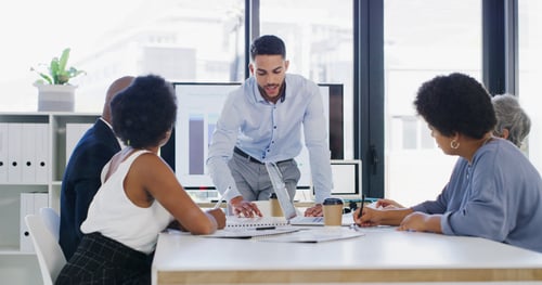 people at a meeting