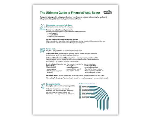 Guide to Financial Well-Being 