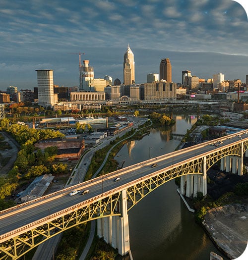 wealth management northern ohio cleveland cityscape