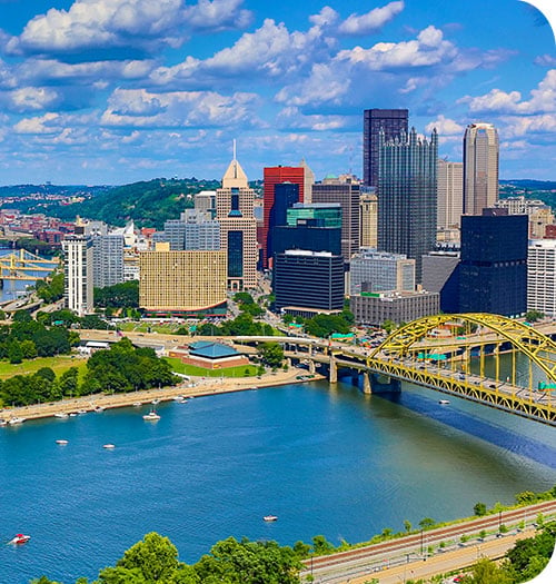 wealth management pittsburgh pennsylvania cityscape