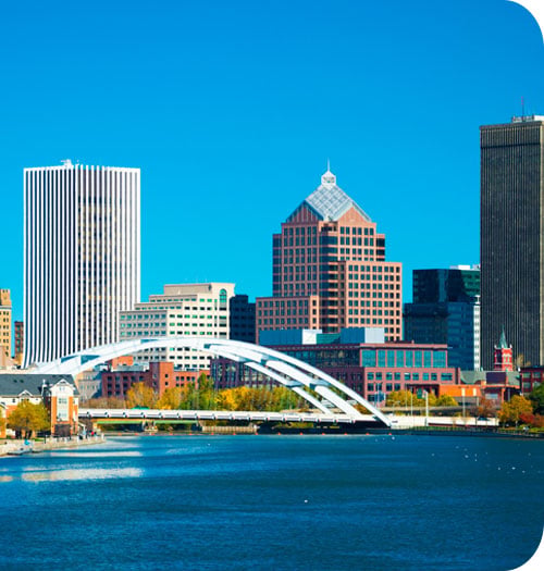 wealth management rochester new york cityscape