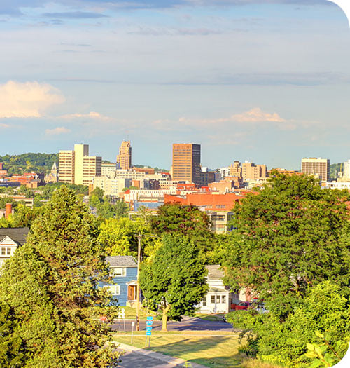 wealth management central new york syracuse cityscape