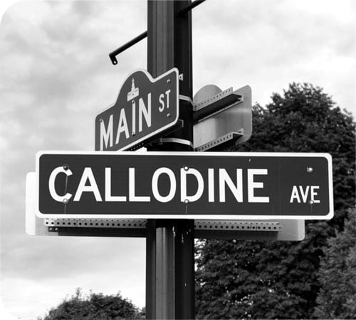 callodine street sign